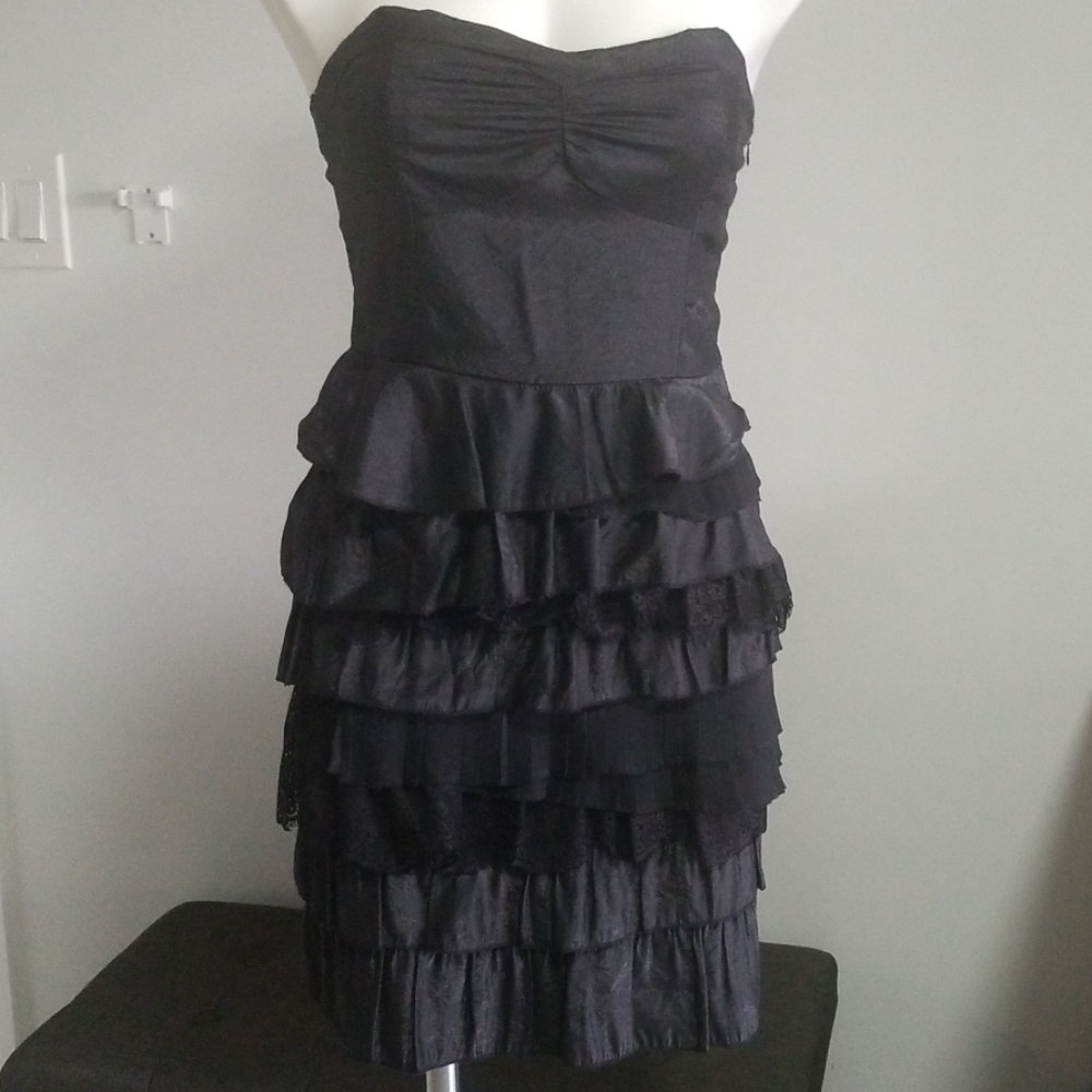 Black cocktail dress